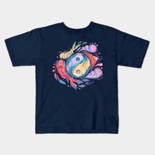 Zen Yama Koi. Kids T-Shirt